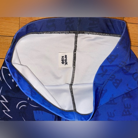 Punk Robb Abstract Art Asian Chinese Dragons BE KIND Leggings Pants L - Picture 3 of 6